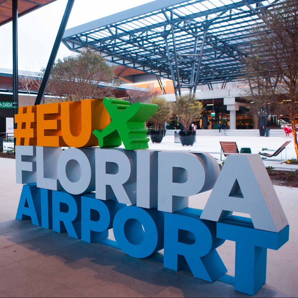 Floripa Airport /totem letreiro&nbsp;instagramável